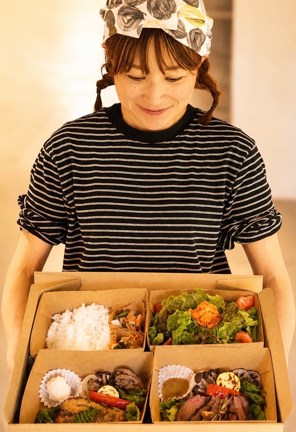 彩り豊かなお弁当